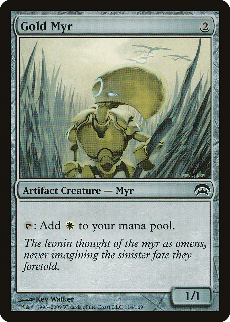 {C} Gold Myr [Planechase][HOP 114]