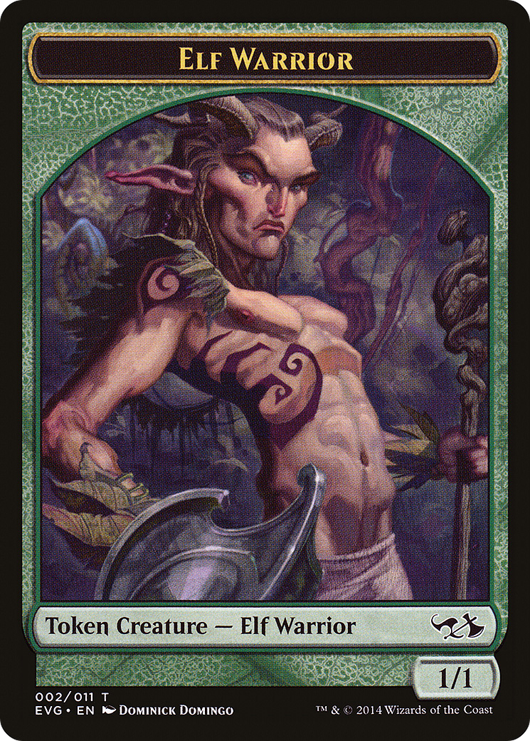 {T} Elf Warrior Token (Elves vs. Goblins) [Duel Decks Anthology Tokens][TEVG 002] - Misty Mountain Games