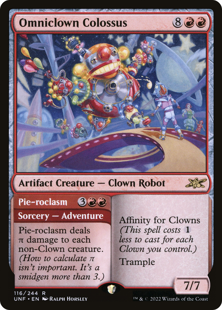 {R} Omniclown Colossus // Pie-roclasm [Unfinity][UNF 116]