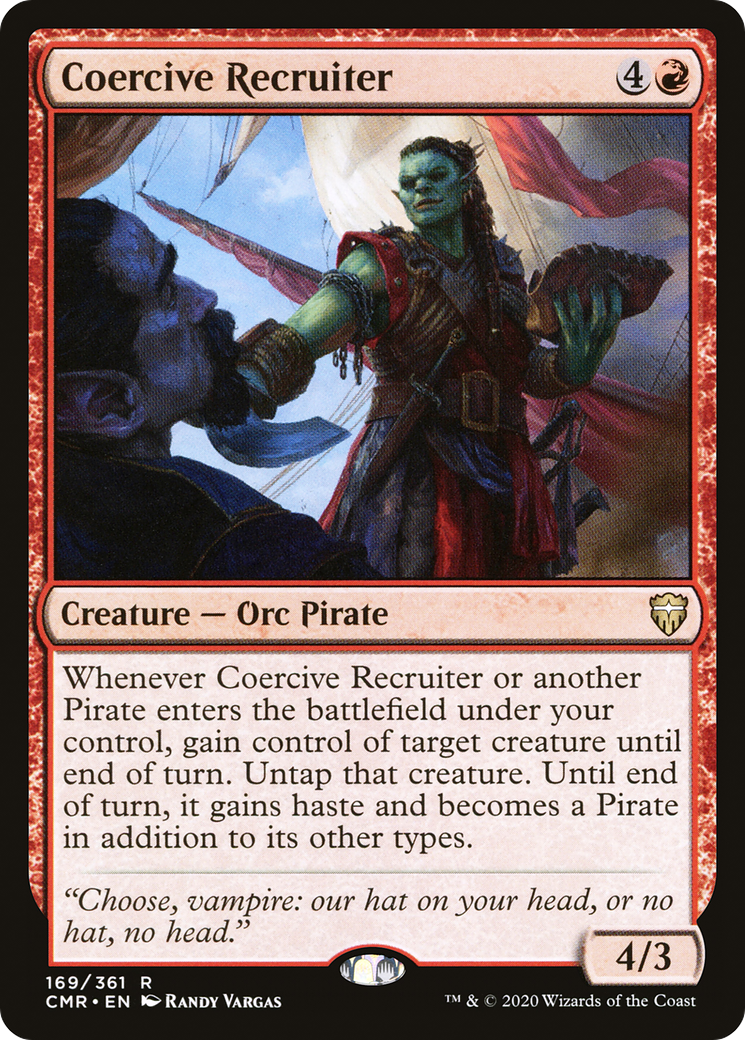 {R} Coercive Recruiter [Commander Legends][CMR 169]