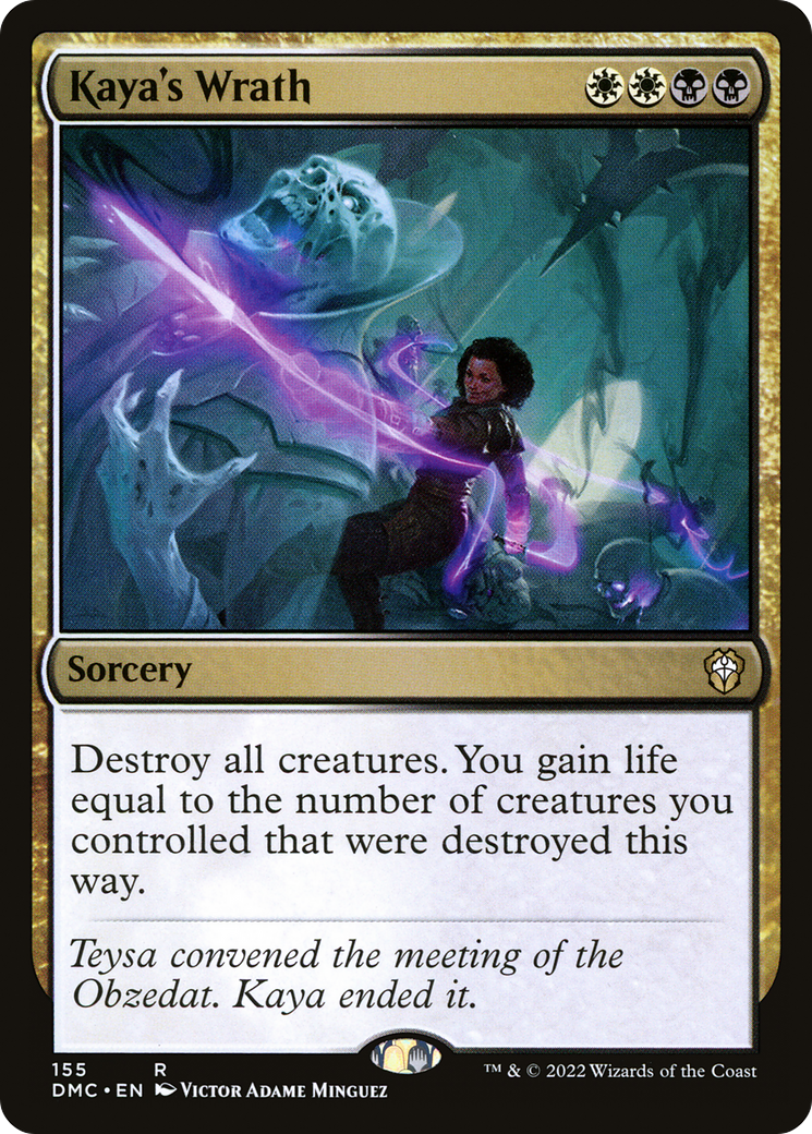 {R} Kaya's Wrath [Dominaria United Commander][DMC 155]