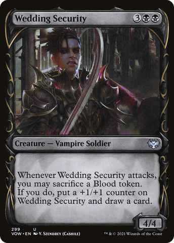 {C} Wedding Security (Showcase Fang Frame) [Innistrad: Crimson Vow][VOW 299]