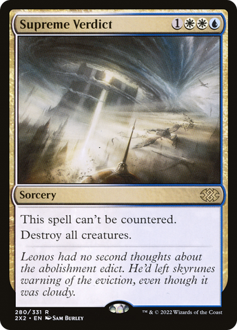 {R} Supreme Verdict [Double Masters 2022][2X2 280]