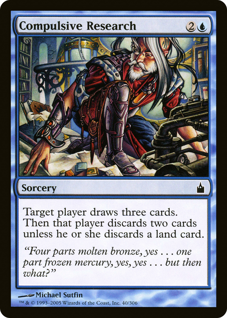 {C} Compulsive Research [Ravnica: City of Guilds][RAV 040]