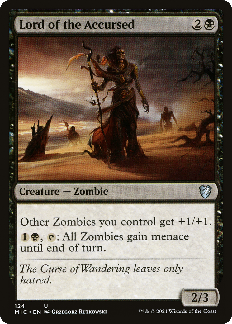 {C} Lord of the Accursed [Innistrad: Midnight Hunt Commander][MIC 124]