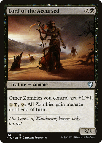 {C} Lord of the Accursed [Innistrad: Midnight Hunt Commander][MIC 124]