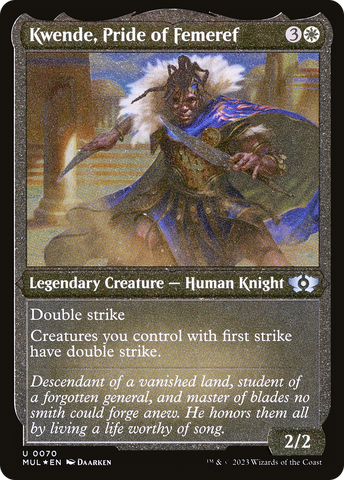 {C} Kwende, Pride of Femeref (Foil Etched) [Multiverse Legends][MUL 070]