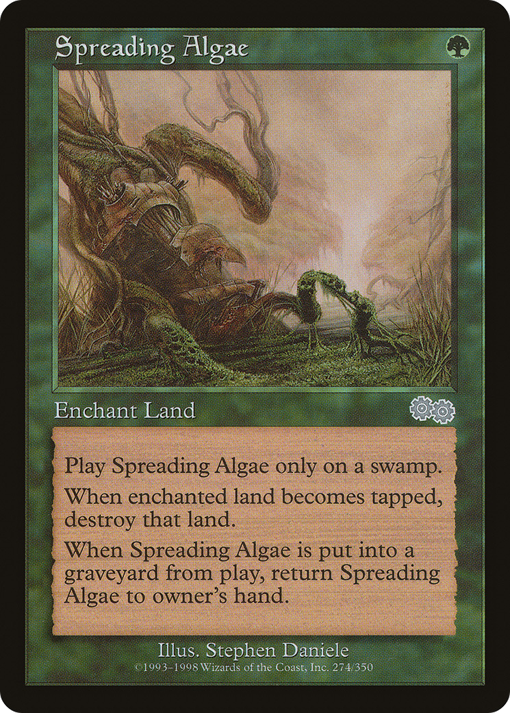 {C} Spreading Algae [Urza's Saga][USG 274]