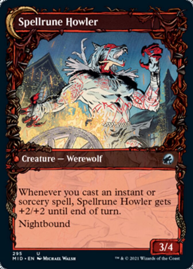 {C} Spellrune Painter // Spellrune Howler (Showcase Equinox) [Innistrad: Midnight Hunt][MID 295]