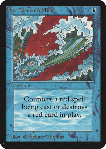 {C} Blue Elemental Blast [Alpha Edition][LEA 049]