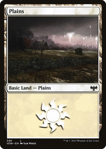 {B}[VOW 398] Plains (398) [Innistrad: Crimson Vow]