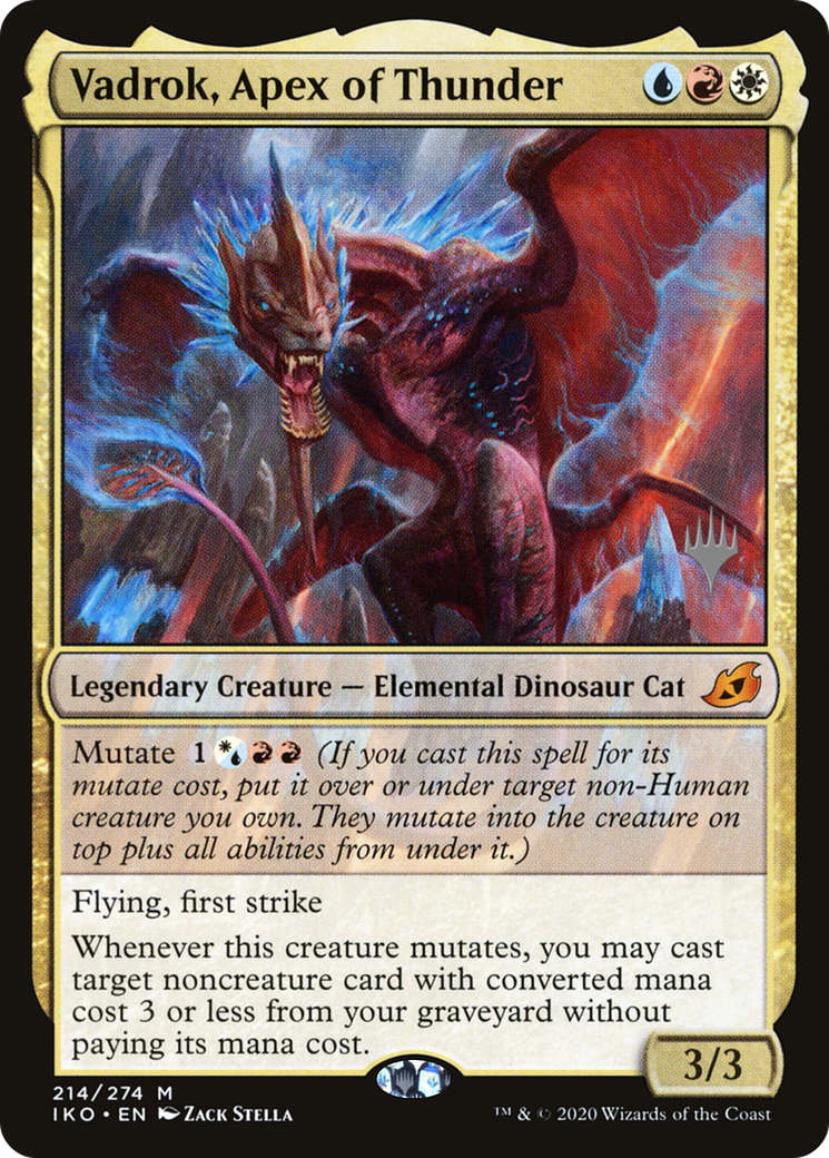 {R} Vadrok, Apex of Thunder (Promo Pack) [Ikoria: Lair of Behemoths Promos][PP IKO 214]