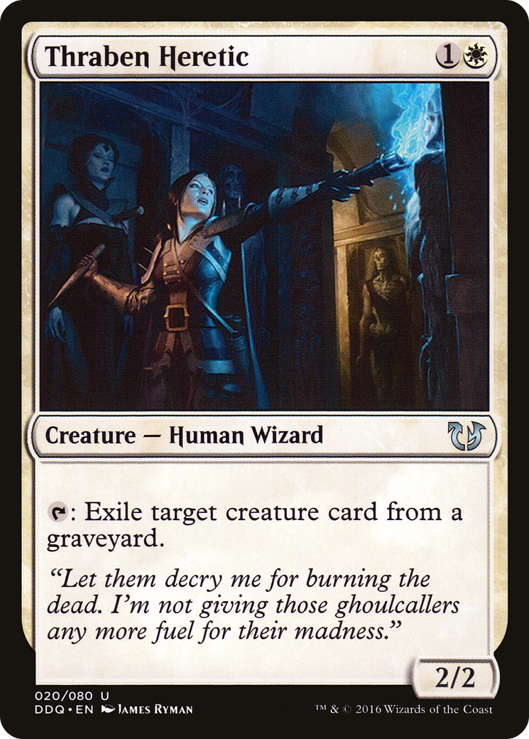 {C} Thraben Heretic [Duel Decks: Blessed vs. Cursed][DDQ 020]