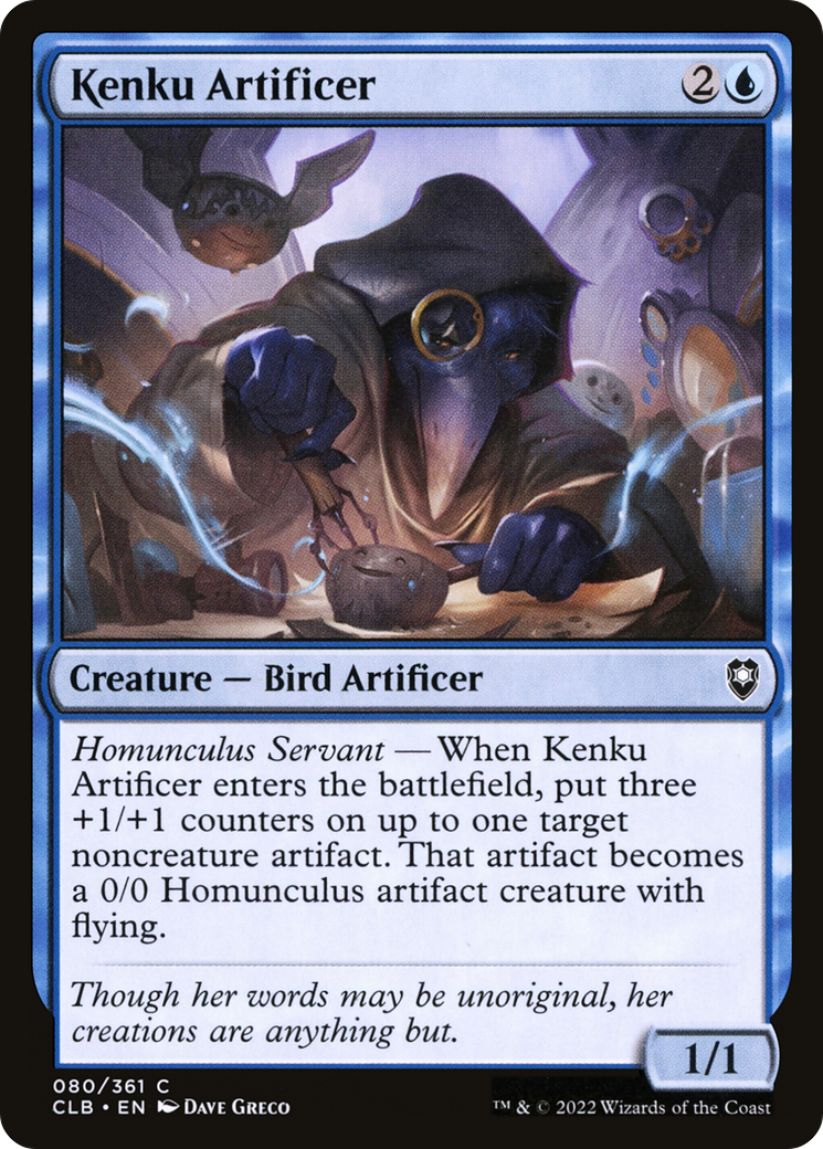 {C} Kenku Artificer [Commander Legends: Battle for Baldur's Gate][CLB 080]