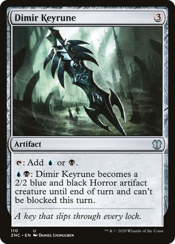 {C} Dimir Keyrune [Zendikar Rising Commander][ZNC 110]