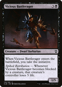 {C} Vicious Battlerager [Commander Legends: Battle for Baldur's Gate][CLB 155]