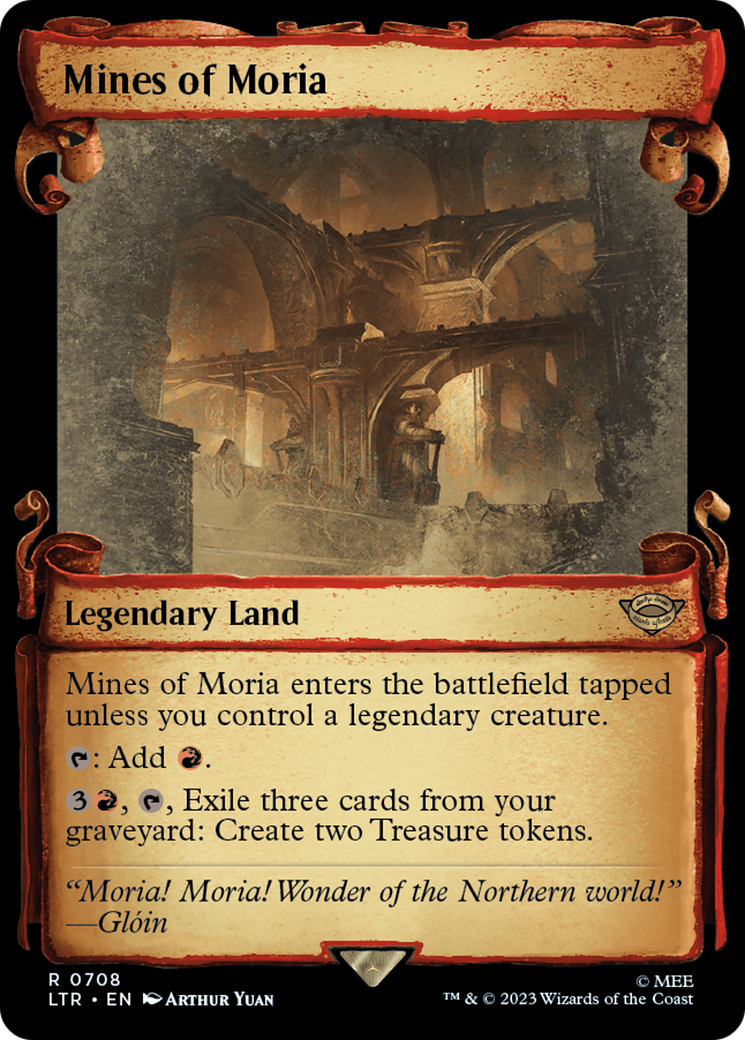 {R} Mines of Moria [The Lord of the Rings: Tales of Middle-Earth Showcase Scrolls][LTR 708]