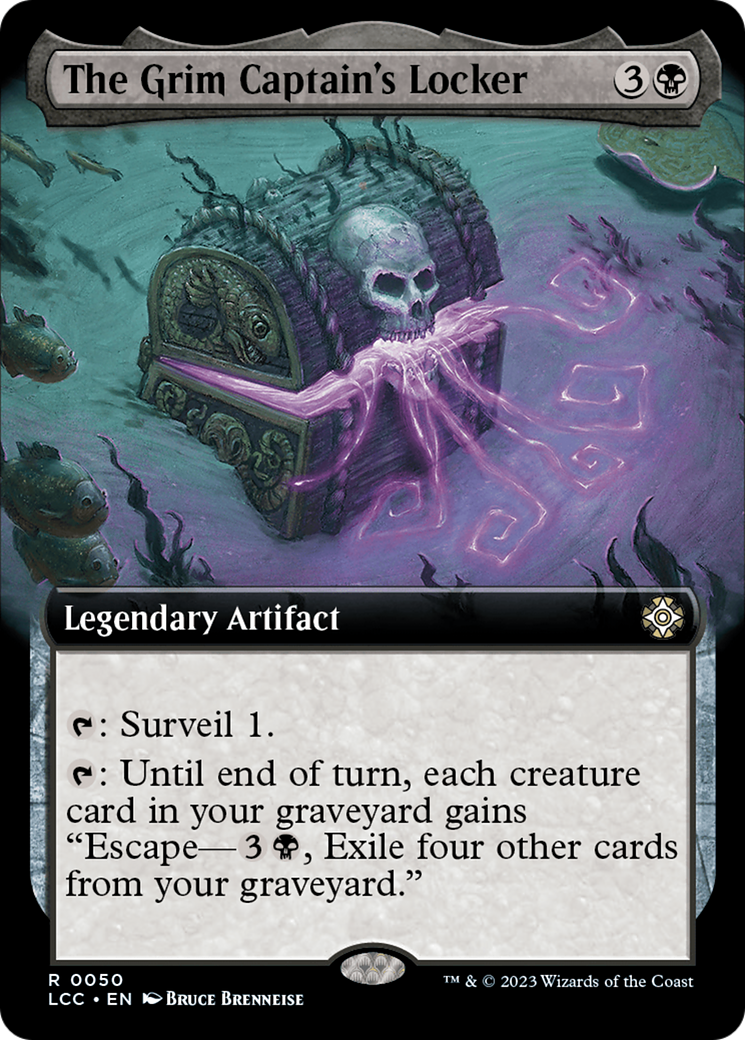 {R} The Grim Captain's Locker (Extended Art) [The Lost Caverns of Ixalan Commander][LCC 050]