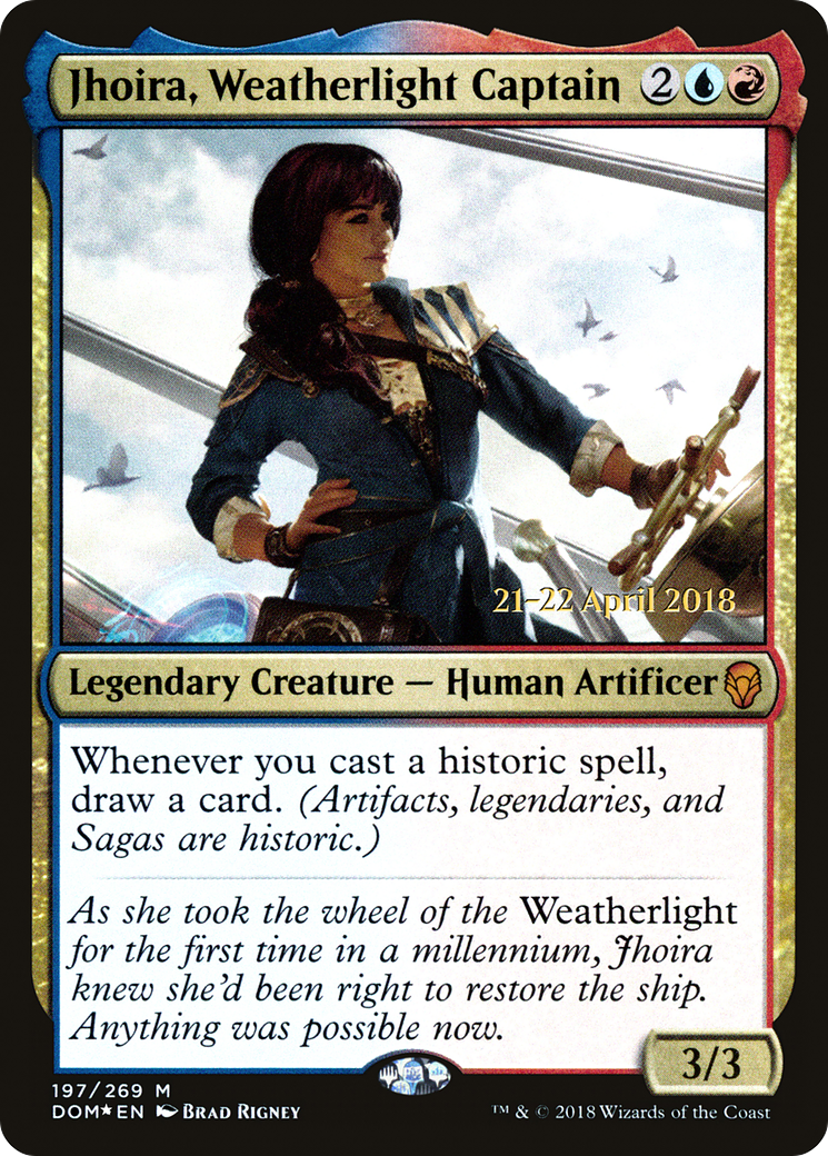 {R} Jhoira, Weatherlight Captain [Dominaria Prerelease Promos][PR DOM 197] - Misty Mountain Games