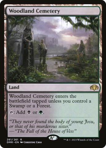 {R} Woodland Cemetery [Dominaria Remastered][DMR 261]