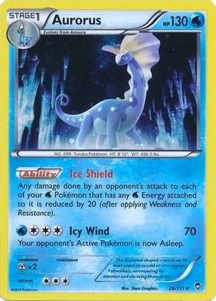 [PKM] Aurorus (26/111) (Cosmos Holo) [XY: Furious Fists]