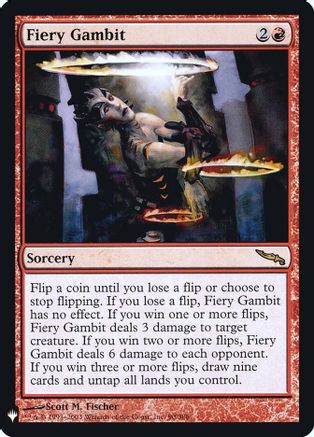 {R} Fiery Gambit [Mystery Booster][LS MRD 090]