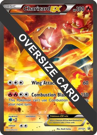 [JUM PKM-R] Charizard EX (XY121) (Jumbo Card) [XY: Black Star Promos]