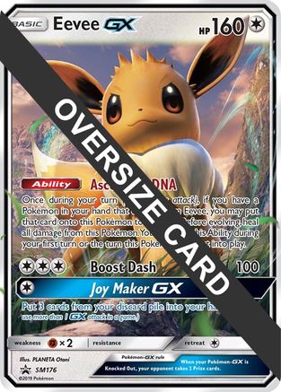 [JUM PKM-R] Eevee GX (SM176) (Jumbo Card) [Sun & Moon: Black Star Promos]