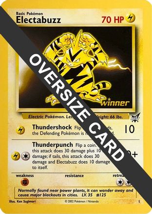 [JUM PKM-R] Electabuzz (1) (Jumbo Card) [Best of Promos]