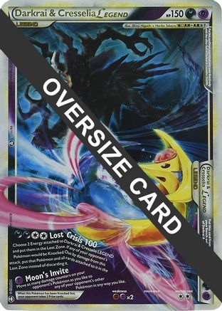 [JUM PKM-R] Darkrai & Cresselia LEGEND (99/102) (Jumbo Card) [HeartGold & SoulSilver: Triumphant]
