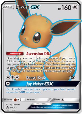 [PKM] Eevee GX (SM242) [Sun & Moon: Black Star Promos]