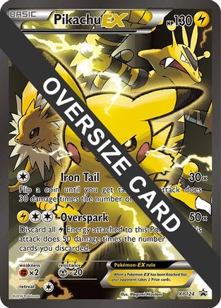 [JUM PKM-R] Pikachu EX (XY124) (Jumbo Card) [XY: Black Star Promos]