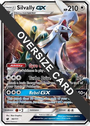 [JUM PKM-R] Silvally GX (90/111) (Jumbo Card) [Sun & Moon: Crimson Invasion]