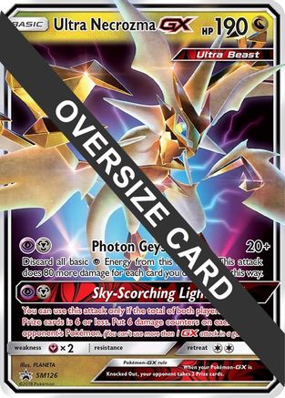 [JUM PKM-R] Ultra Necrozma GX (SM126) (Jumbo Card) [Sun & Moon: Black Star Promos]