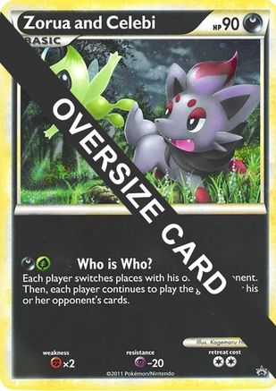 [PKM JUM} Zorua and Celebi (Jumbo Card) [Miscellaneous Cards & Products]