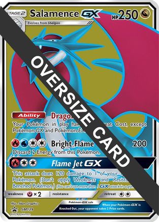 [JUM PKM-R] Salamence GX (SM139) (Jumbo Card) [Sun & Moon: Black Star Promos]