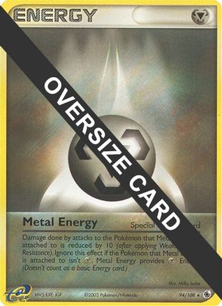 [JUM BE] Metal Energy (94/109) (Jumbo Card) [EX: Ruby & Sapphire]