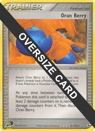 [JUM PKM-R] Oran Berry (85/109) (Jumbo Card) [EX: Ruby & Sapphire]