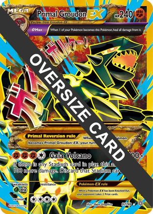[JUM PKM-R] Primal Groudon EX (97/98) (Jumbo Card) [XY: Ancient Origins]