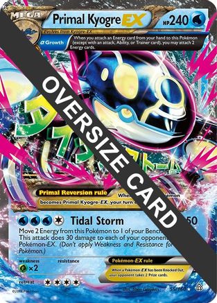 [JUM PKM-R] Primal Kyogre EX (55/160) (Jumbo Card) [XY: Primal Clash]