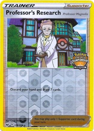 [TR] Professor's Research (178/202) (Regional Championship Promo) [Sword & Shield: Base Set]