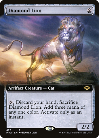{R} Diamond Lion (Extended Art) [Modern Horizons 2][MH2 470]