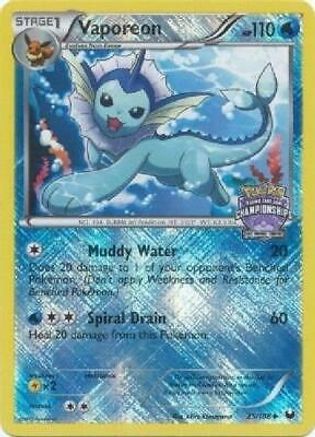 [PKM] Vaporeon (25/108) (State Province Championship 2013 Promo) [Black & White: Dark Explorers]