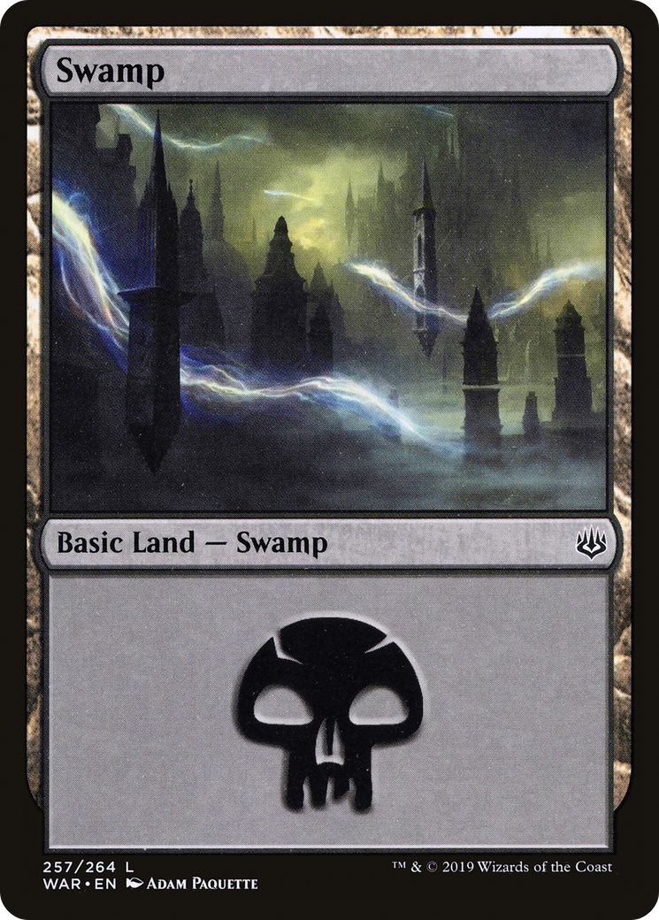 {B}[WAR 257] Swamp (257) [War of the Spark]
