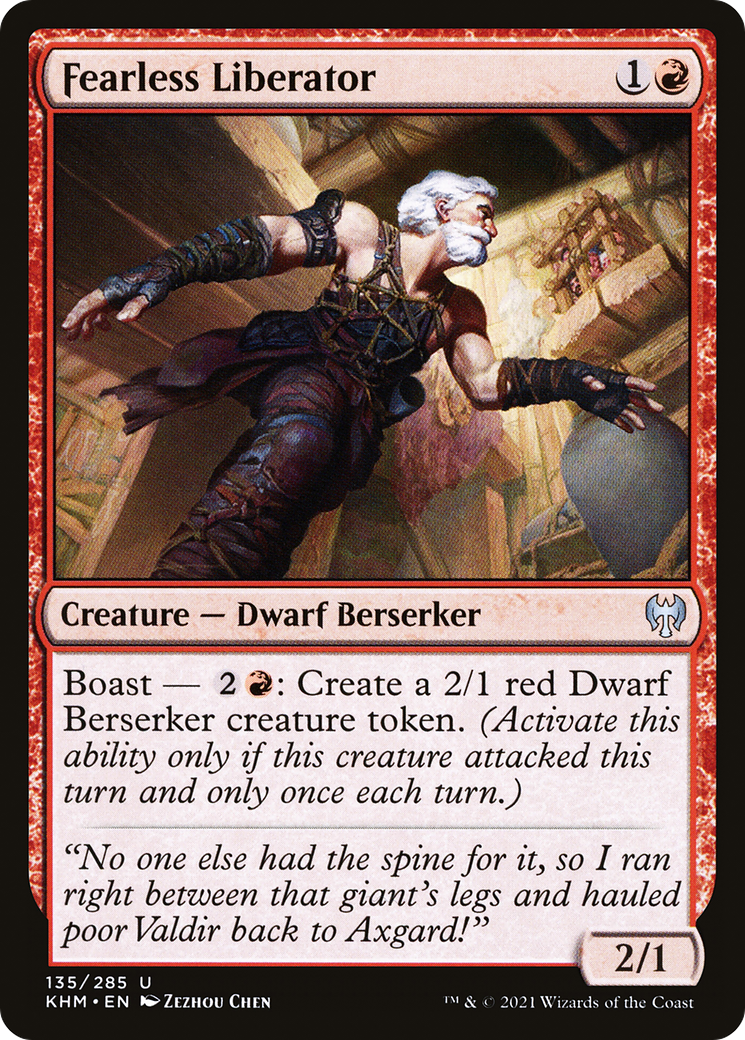 {C} Fearless Liberator [Kaldheim][KHM 135]
