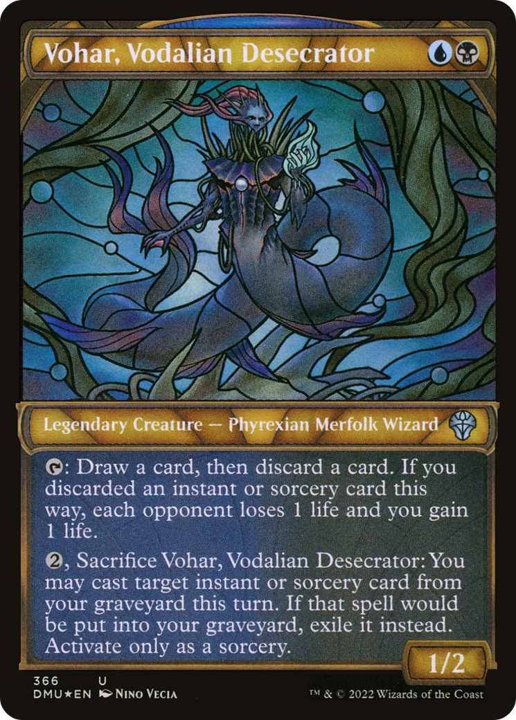{C} Vohar, Vodalian Desecrator (Showcase Textured) [Dominaria United][DMU 366]