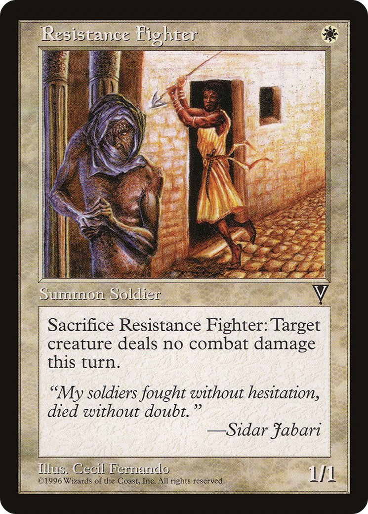 {C} Resistance Fighter [Visions][VIS 018] - Misty Mountain Games
