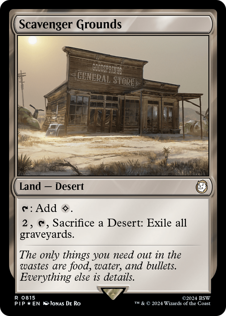 {R} Scavenger Grounds (Surge Foil) [Fallout][PIP 815]