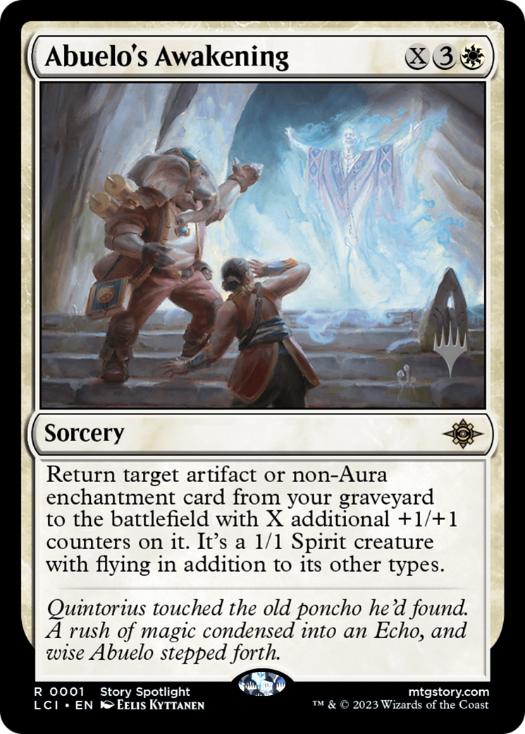 {@R} Abuelo's Awakening (Promo Pack) [The Lost Caverns of Ixalan Promos][PP LCI 001]