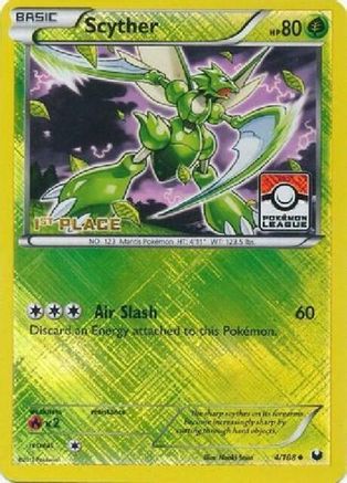 [PKM-R] Scyther (4/108) (League Promo 1st Place) [Black & White: Dark Explorers]